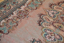 Load image into Gallery viewer, 6x10 Vintage Central Anatolian Oushak Style Turkish Area Rug | Bold medallion spacious field floral border | SKU 511
