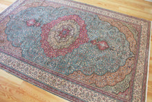 Load image into Gallery viewer, 7x10 Vintage Central Anatolian &#39;Kayseri&#39; Turkish Area Rug | Intricate floral design bold medallion floral border | SKU 514
