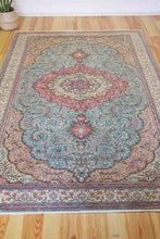 Load image into Gallery viewer, 7x10 Vintage Central Anatolian &#39;Kayseri&#39; Turkish Area Rug | Intricate floral design bold medallion floral border | SKU 514
