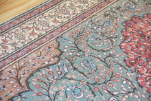Load image into Gallery viewer, 7x10 Vintage Central Anatolian &#39;Kayseri&#39; Turkish Area Rug | Intricate floral design bold medallion floral border | SKU 514
