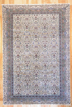 Load image into Gallery viewer, 6x10 Vintage Central Anatolian &#39;Kayseri&#39; Turkish Area Rug Allover Floral Symmetric Palmette Design Light Coloring Intricate Design | SKU 539
