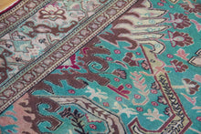 Load image into Gallery viewer, 6x10 Vintage Central Anatolian &#39;Kayseri&#39; Turkish Area Rug Bold Medallion Green Field Geometric &#39;Adler&#39; Design | SKU 546
