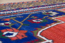 Load image into Gallery viewer, 6x11 Vintage Central Anatolian &#39;Taspinar&#39; Turkish Area Rug Bold Medallion Spacious Field Floral Corner Brackets Geometric Border | SKU 548
