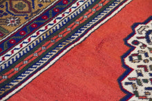 Load image into Gallery viewer, 6x11 Vintage Central Anatolian &#39;Taspinar&#39; Turkish Area Rug Bold Medallion Spacious Field Floral Corner Brackets Geometric Border | SKU 548
