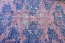 Load image into Gallery viewer, 7x10 Vintage Western Anatolian &#39;Zeki Müren&#39; Turkish Area Rug Symmetrical Cloud Design Floral Embellishments | SKU 567
