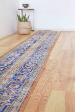 Load image into Gallery viewer, 2x13 Vintage Western Anatolian Patchwork Oushak Style &#39;Isparta&#39; Turkish Runner Distressed Look | SKU 572
