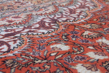 Load image into Gallery viewer, 6x10 Vintage Central Anatolian &#39;Kayseri&#39; Turkish Area Rug | Vibrant Colors Bold Medallion Symmetrical All Over Floral Design | SKU 590
