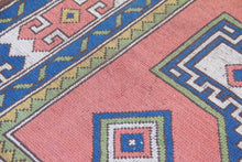 Load image into Gallery viewer, 5x6 Vintage Central Anatolian &#39;Sultanhan&#39; Turkish Area Rug | Bold Medallion Geometric Design Spacious Field Stylized Border | SKU 599
