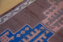 Load image into Gallery viewer, 3x12 Vintage South Eastern Anatolian &#39;Herki&#39; Turkish Runner | Multiple Geometric Medallions Earthy Colors Stylized Border | SKU 607
