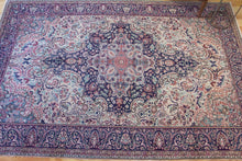 Load image into Gallery viewer, 7x10 Vintage Central Anatolian &#39;Kayseri&#39; Turkish Area Rug | Bold Medallion Intricate Floral Design Stylized Field Motifs Palmette Floral Design | SKU 618
