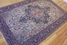 Load image into Gallery viewer, 7x10 Vintage Central Anatolian &#39;Kayseri&#39; Turkish Area Rug | Bold Medallion Intricate Floral Design Stylized Field Motifs Palmette Floral Design | SKU 618

