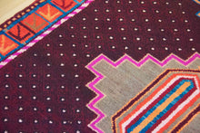 Load image into Gallery viewer, 7x11 Vintage Eastern Anatolian &#39;Kars&#39; Turkish Area Rug | Symmetrical Diamond Medallions Earthy Field Vibrant Border | SKU 620
