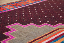 Load image into Gallery viewer, 7x11 Vintage Eastern Anatolian &#39;Kars&#39; Turkish Area Rug | Symmetrical Diamond Medallions Earthy Field Vibrant Border | SKU 620

