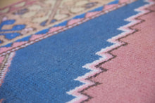 Load image into Gallery viewer, 4x8 Vintage Central Anatolian &#39;Nigde&#39; Turkish Area Rug | Bold Medallion Spacious Field Muted Soft Colors Geometric Design | SKU 625
