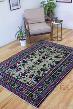 Load image into Gallery viewer, 5x6 Vintage Central Anatolian &#39;Taspinar&#39; Turkish Area Rug | Symmetrical Floral Design with Palmettes Bold Colors Geometric Border | SKU 628
