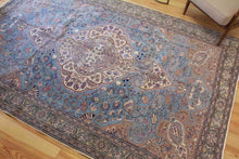 Load image into Gallery viewer, 7x10 Vintage Central Anatolian &#39;Kayseri&#39; Turkish Area Rug | Intricate Bold Medallion Embellished with Palmette and Vine Ornaments Placed on Floral Field Stylized Border | SKU 645
