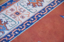 Load image into Gallery viewer, 8x10 Vintage Central Anatolian &#39;Sultanhan&#39; Turkish Area Rug | Star Design Bold Medallion Placed in Octagonal Design Spacious Field with Stylized Motifs Light Field | SKU 648
