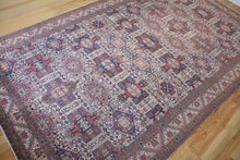 Load image into Gallery viewer, 7x12 Vintage Central Anatolian &#39;Katseri&#39; Oversized Turkish Rug | Symmetrical Intricate Geometric Design Earthy Colors  | SKU 669
