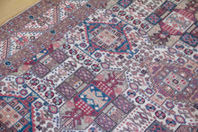 Load image into Gallery viewer, 7x12 Vintage Central Anatolian &#39;Katseri&#39; Oversized Turkish Rug | Symmetrical Intricate Geometric Design Earthy Colors  | SKU 669
