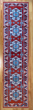 Load image into Gallery viewer, 3x11 Vintage Central Anatolian Turkish Runner Rug | Geometric Design Stylized Border Vibrant Colors | SKU 677
