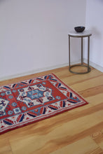 Load image into Gallery viewer, 3x11 Vintage Central Anatolian Turkish Runner Rug | Geometric Design Stylized Border Vibrant Colors | SKU 677
